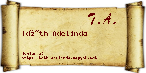 Tóth Adelinda névjegykártya