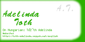 adelinda toth business card